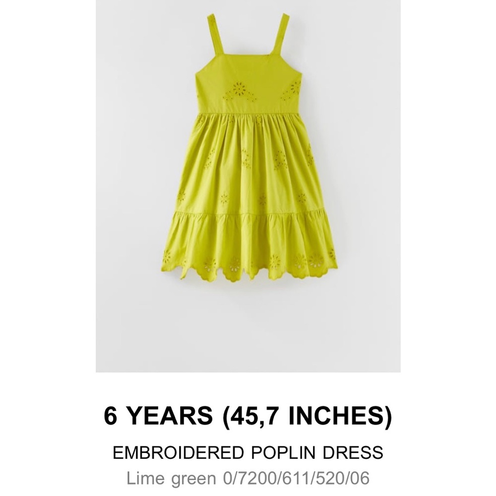 Zara girls dress